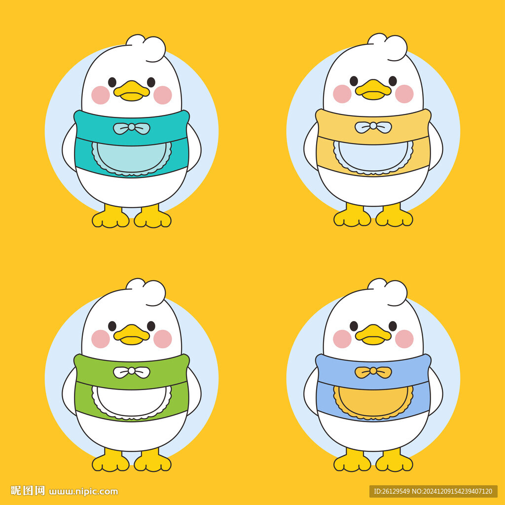 卡通可爱品牌小鸡