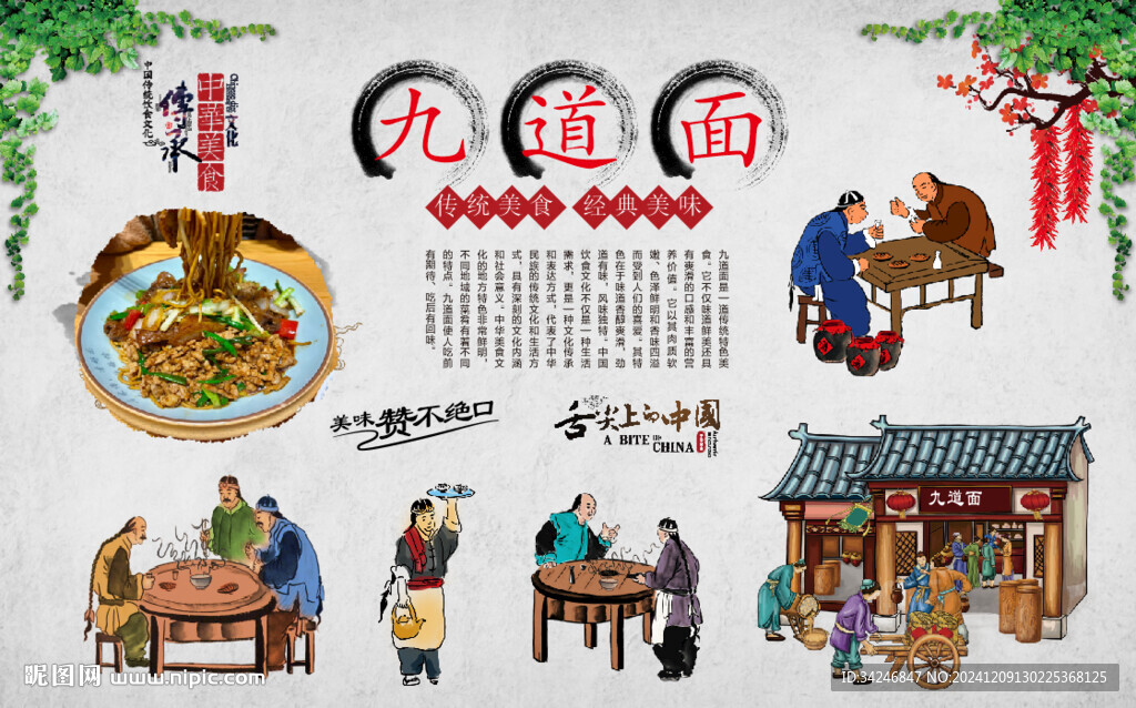 九道面