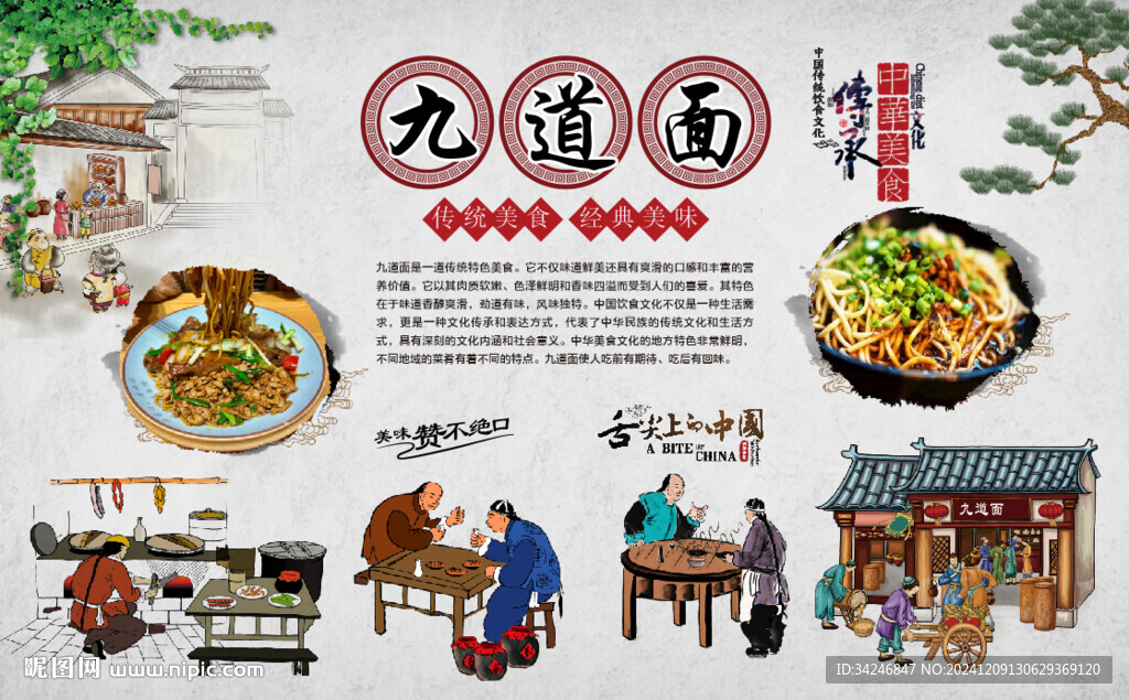 九道面