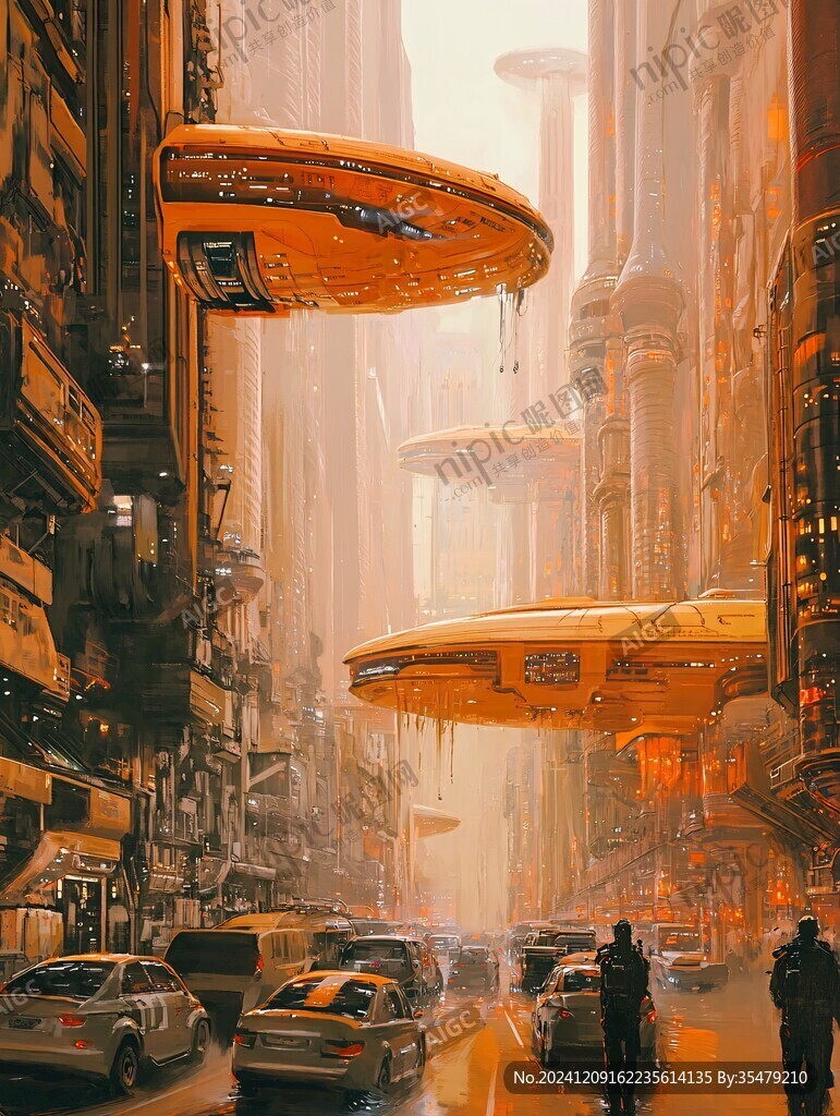 科幻题材插画