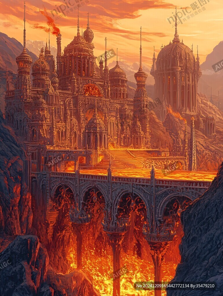 魔幻场景插画