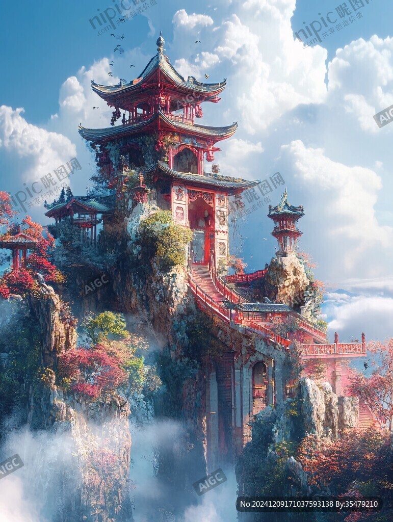 古风仙境天上宫阙