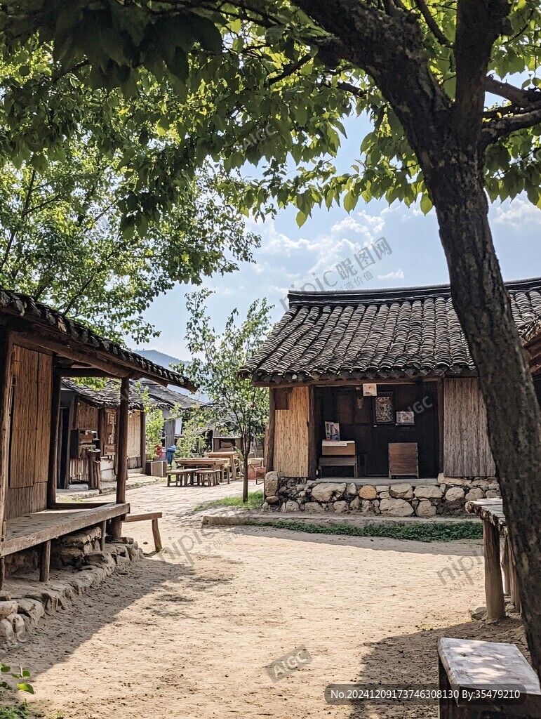 韩式乡间建筑庭院