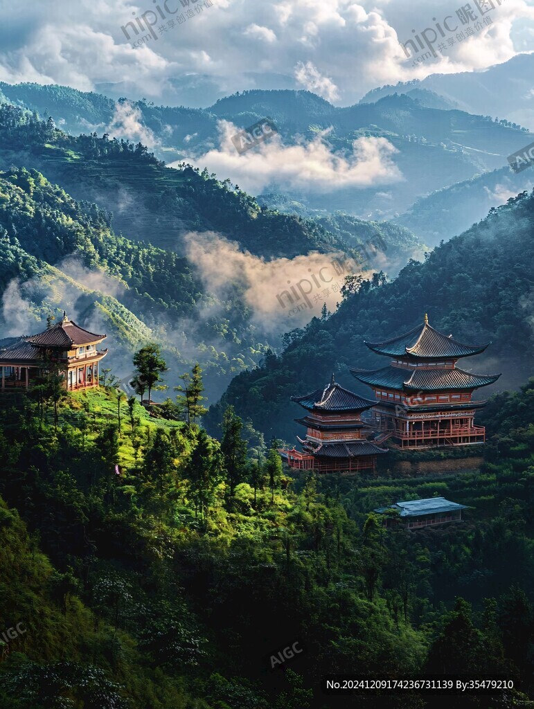 肇兴侗寨云海