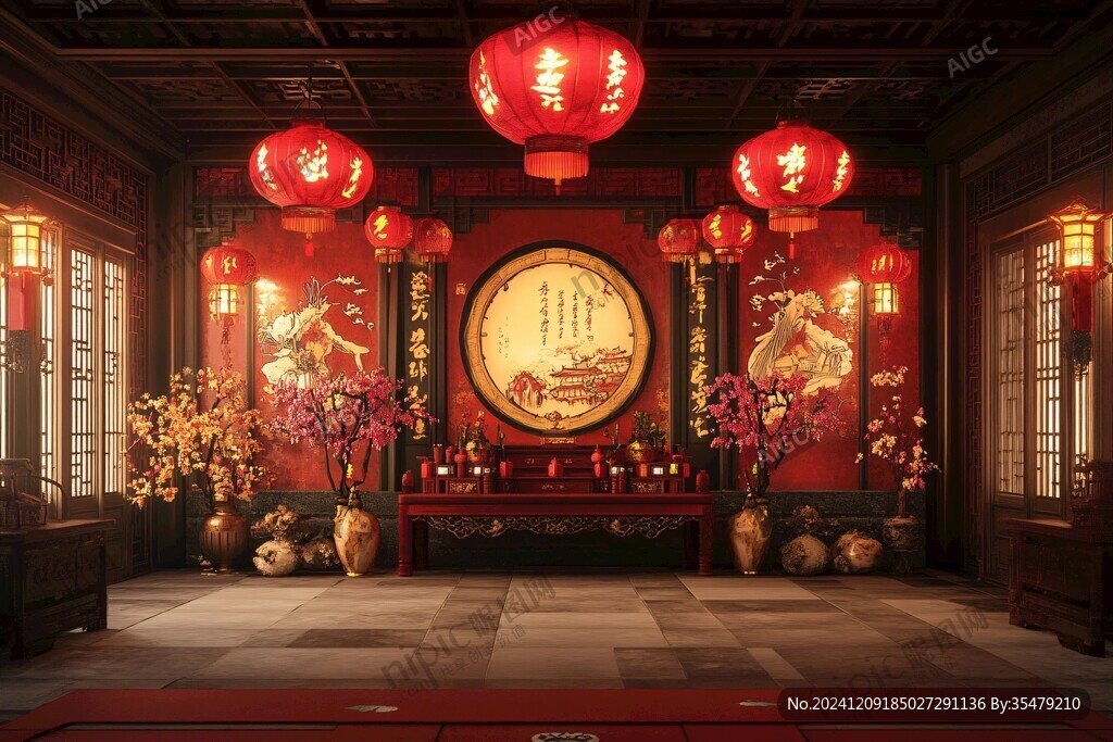 喜堂场景