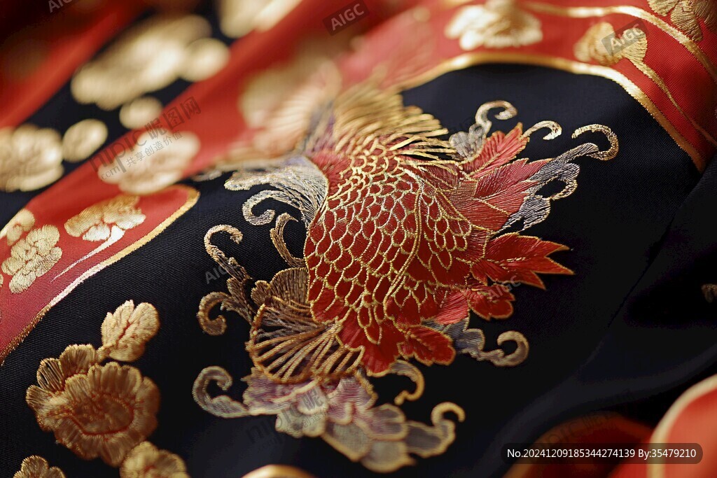 龙袍细节