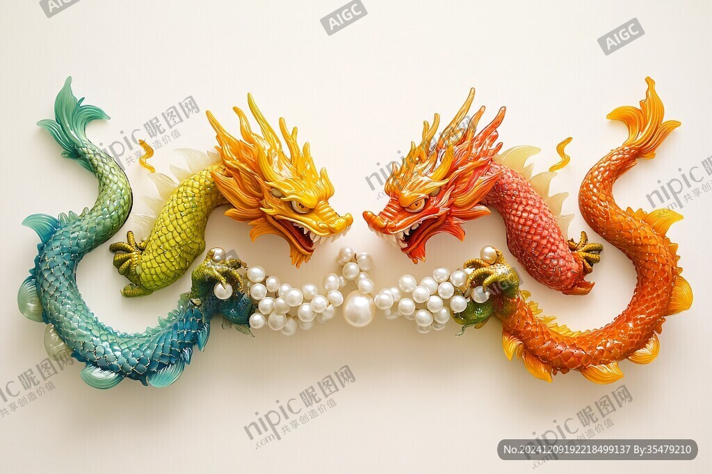 龙年立体装饰