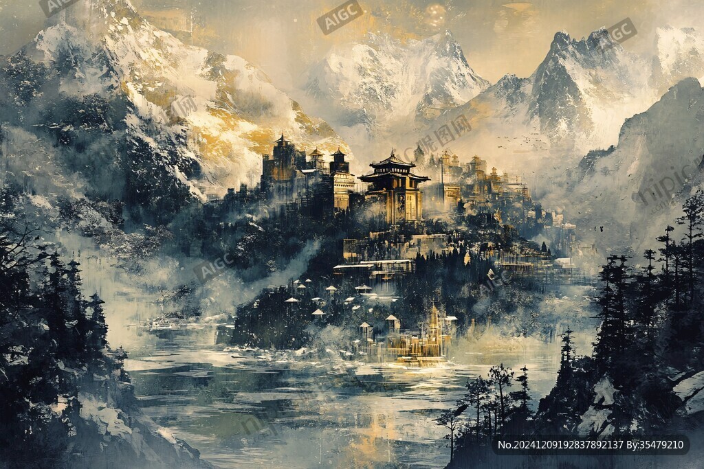 古风仙境天上宫阙