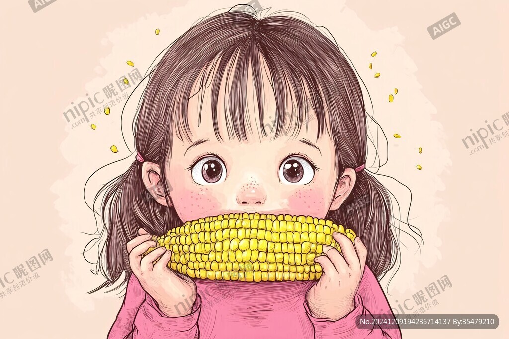 黄小米插画