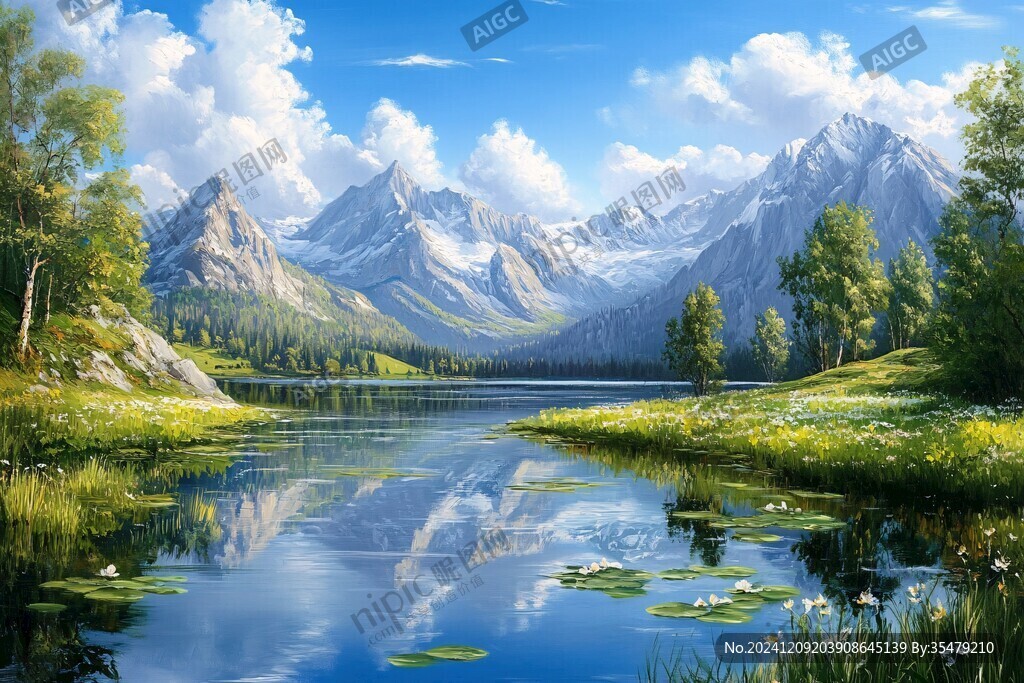 宽屏风景画