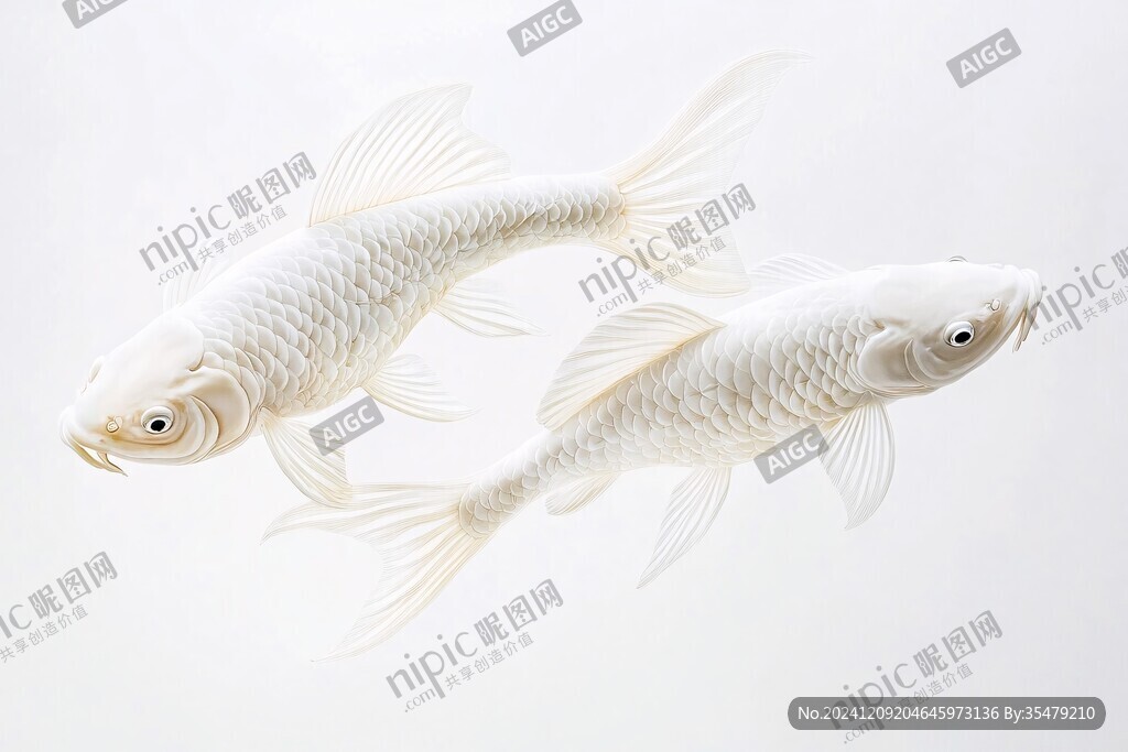 鲤鱼立体画