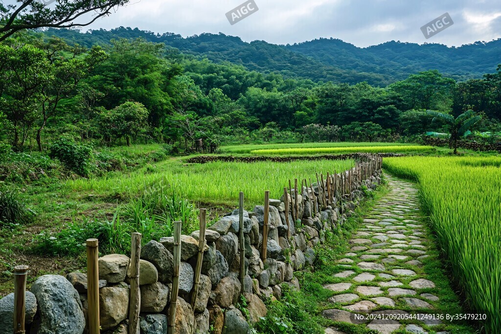 小竹桥田园风光