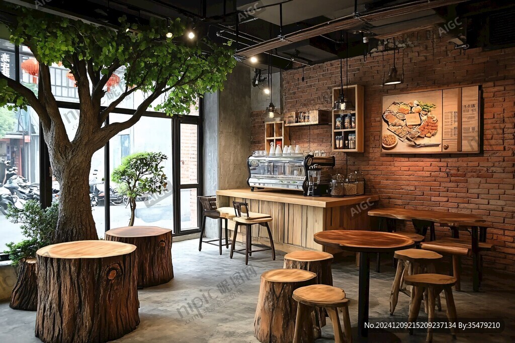 茶饮店内景