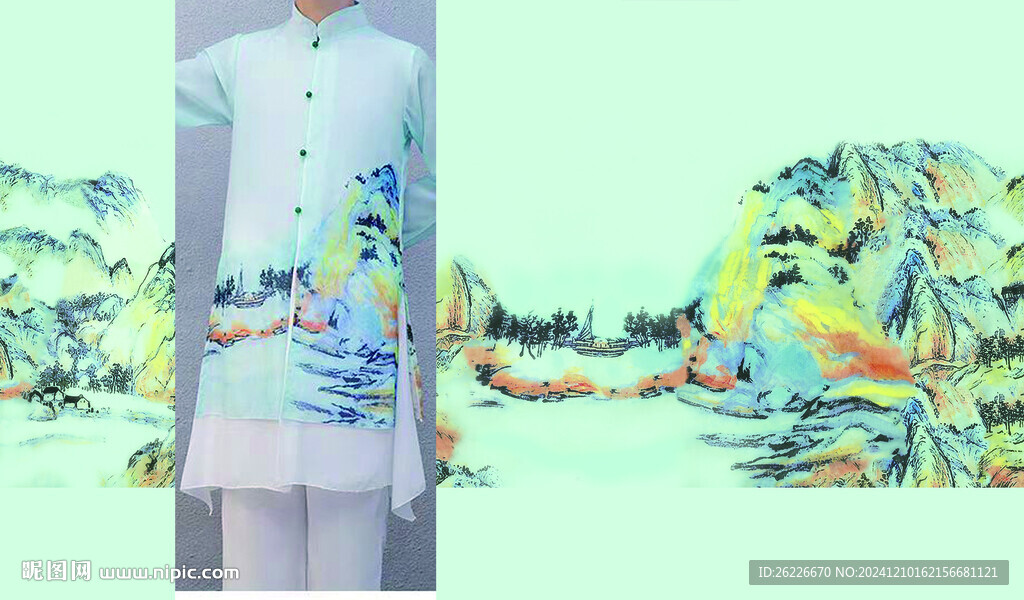 汉服 山水