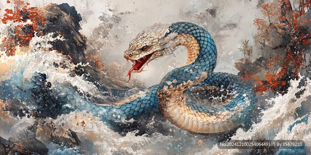 龙吐水壁纸