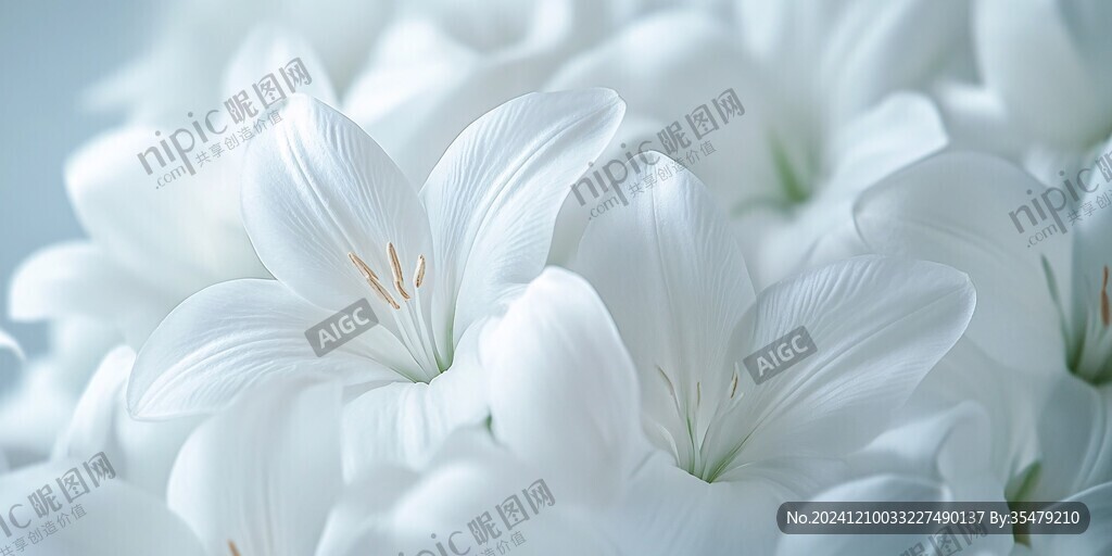 唯美百合花