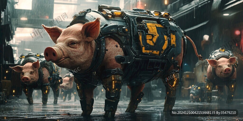 科幻风格牛