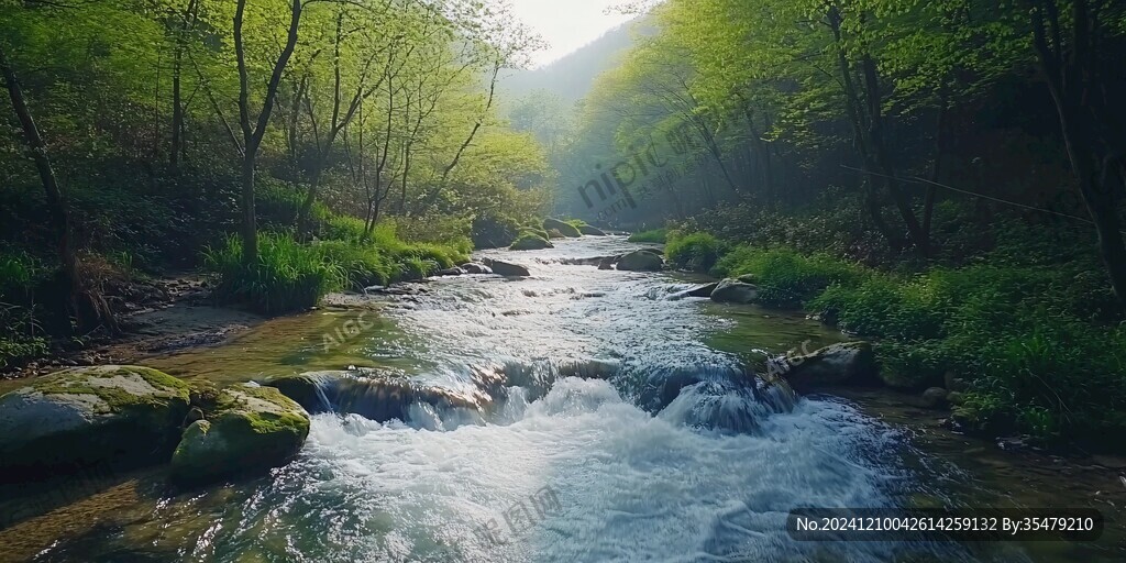 秦岭小河