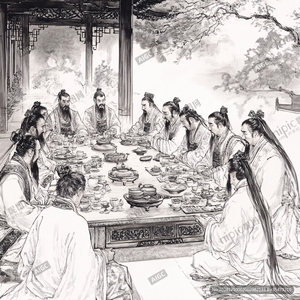 古代人聚餐