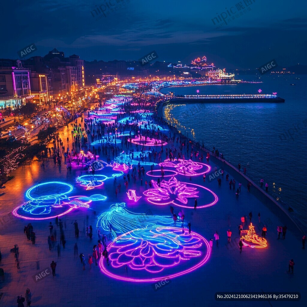 星海广场夜景