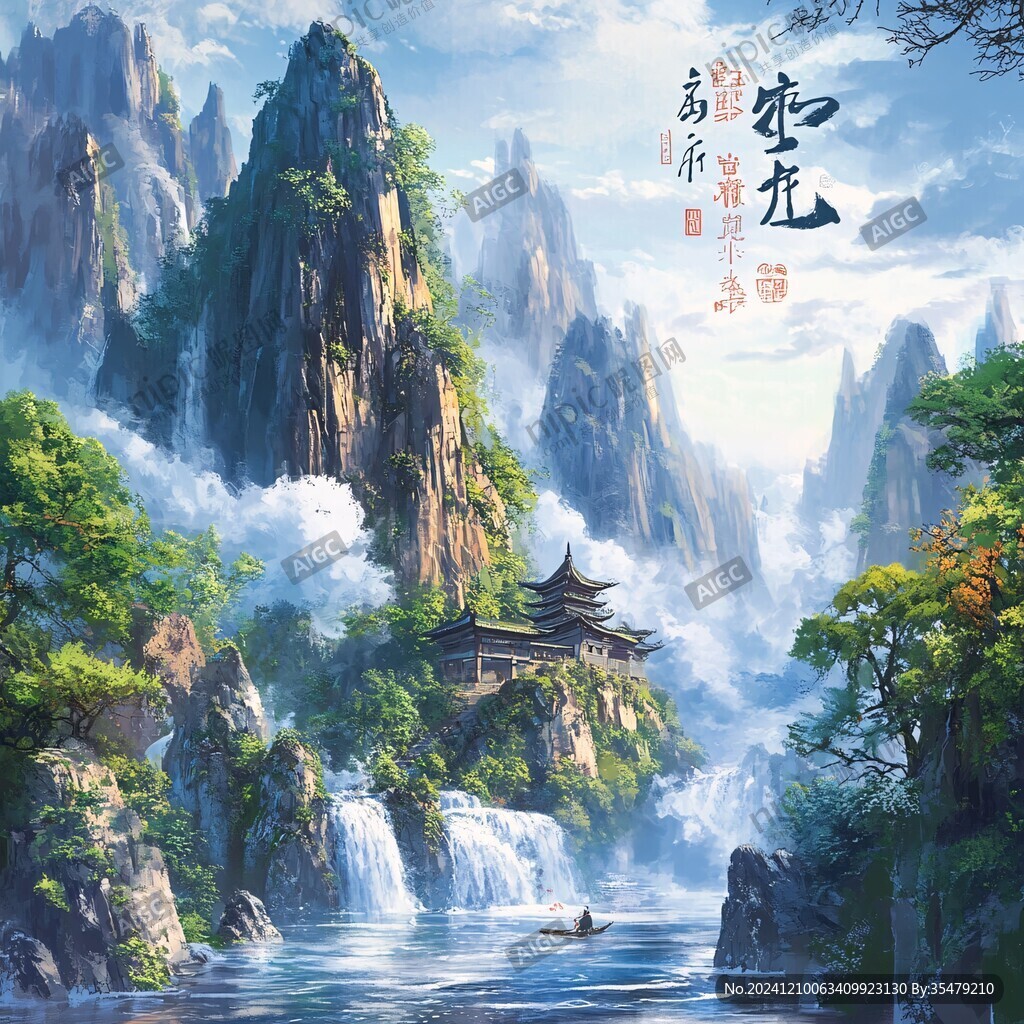 游戏山水场景