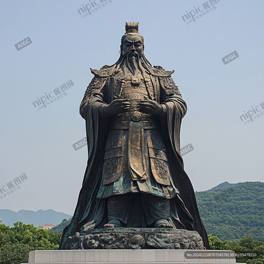汉楚王雕像