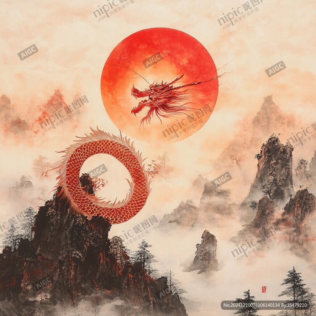 旭日东升鸿运当头