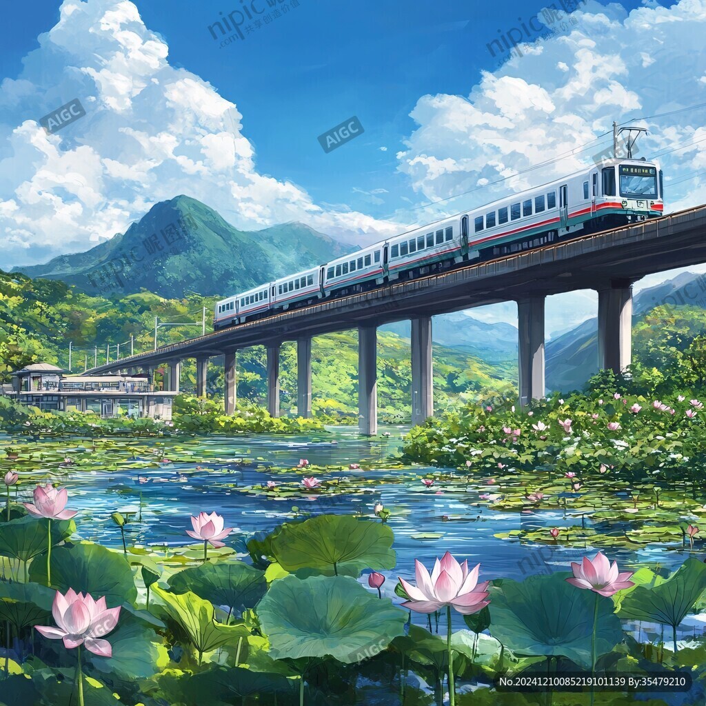 高铁原画