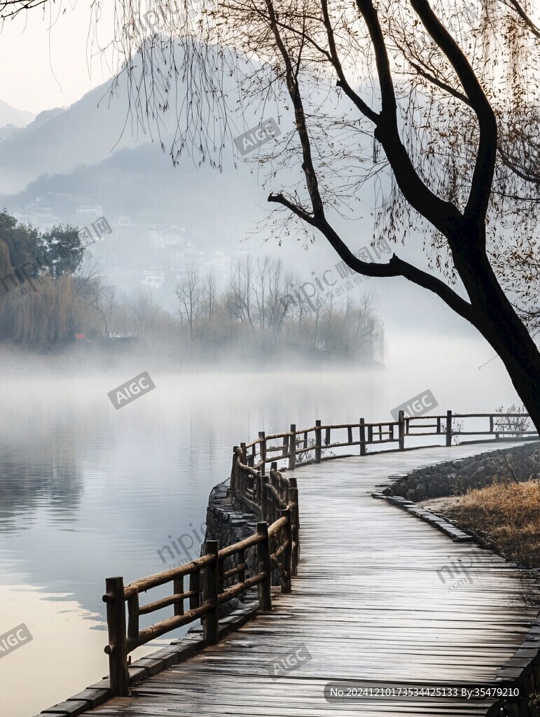 湘湖的早晨