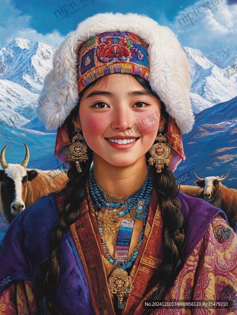 门巴族美女