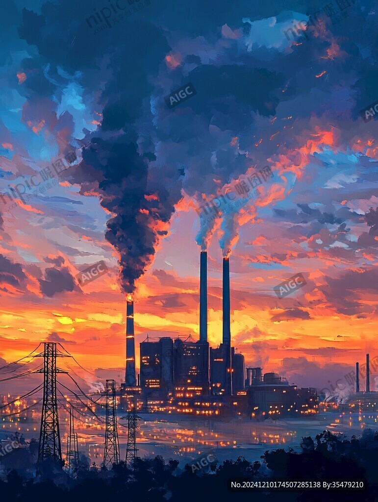 电厂场景海报