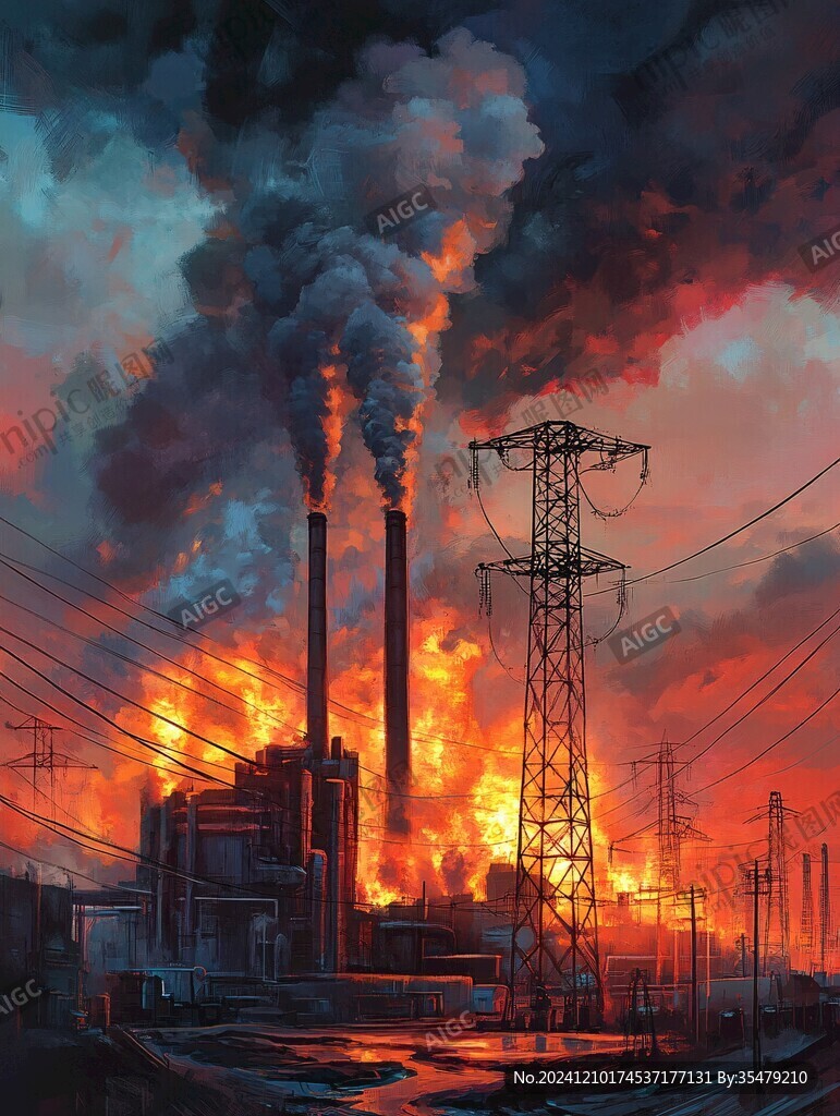 电厂场景海报