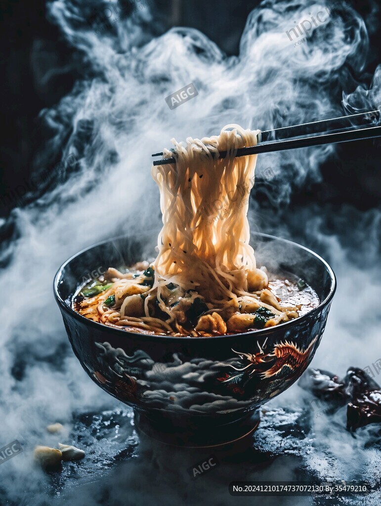 热气腾腾的酸辣粉