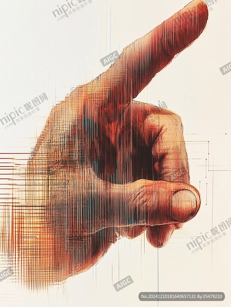 数字手指图片