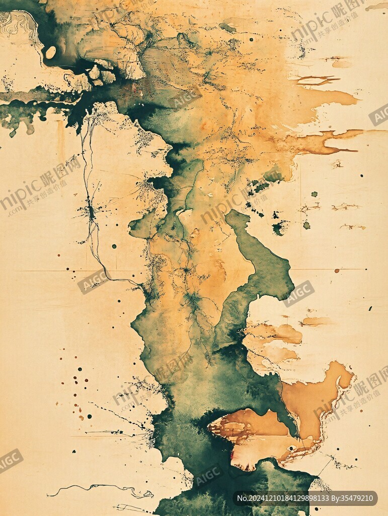 爆款高清抽象油画大图