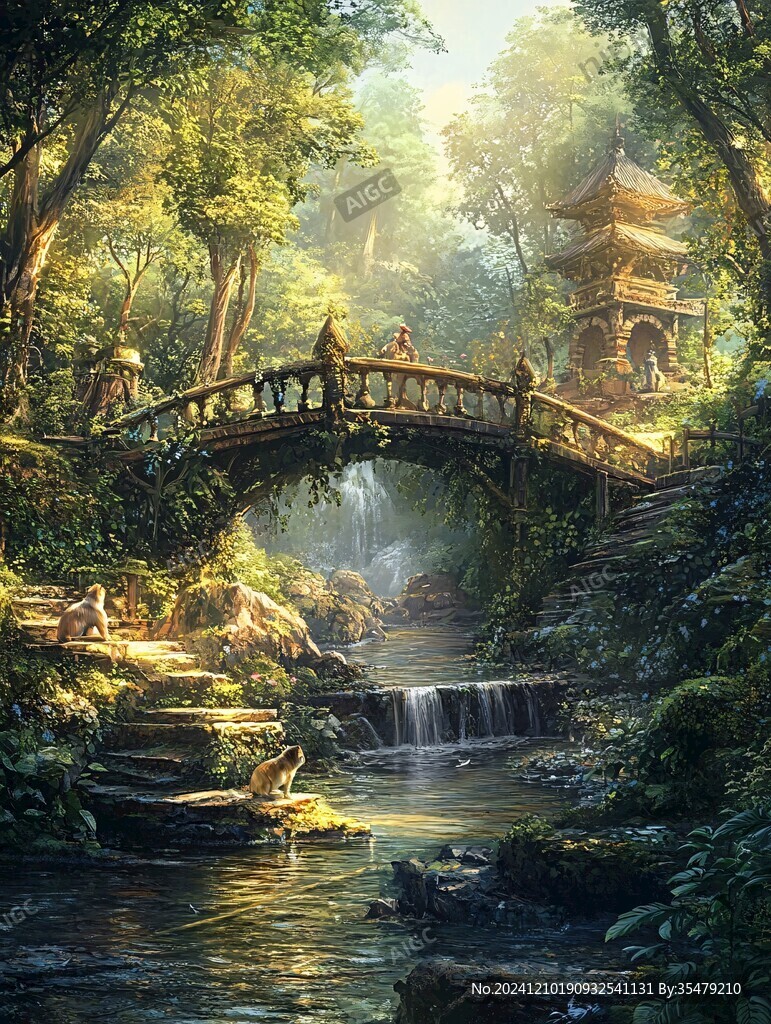 古风场景概念图