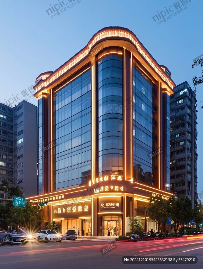 高端酒店门头