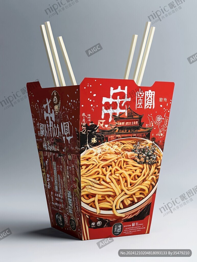 热干面包装