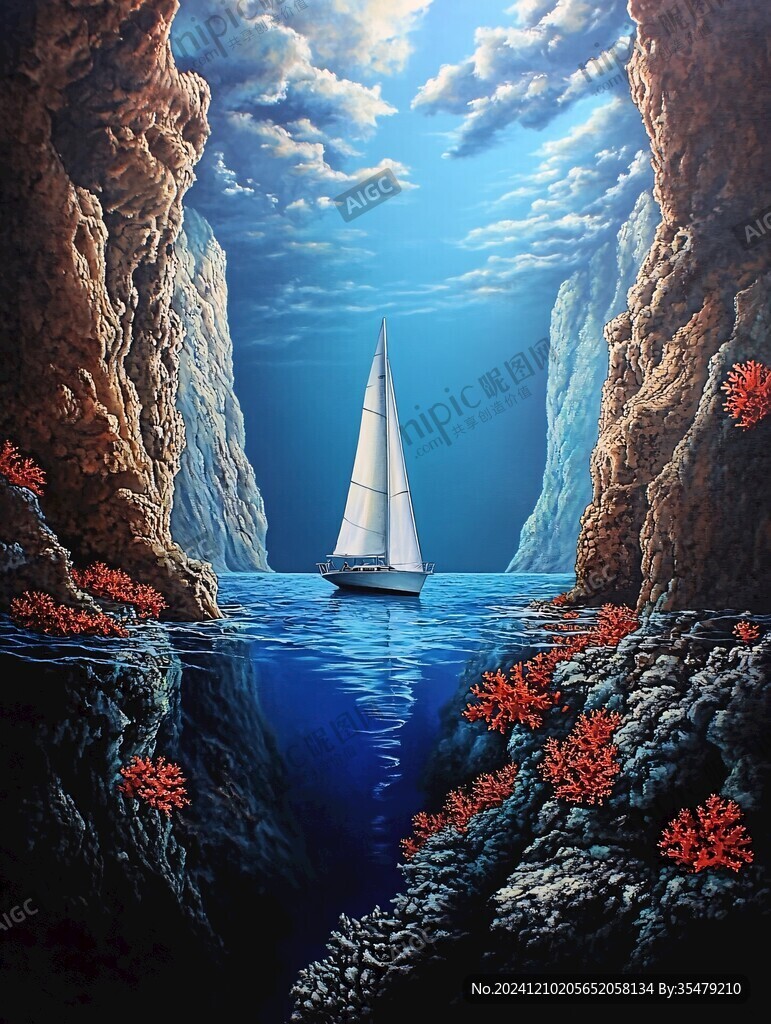 立体画海底立体画