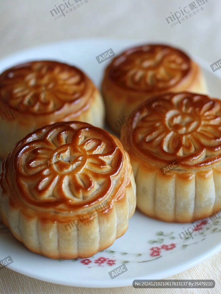 健康莲蓉月饼