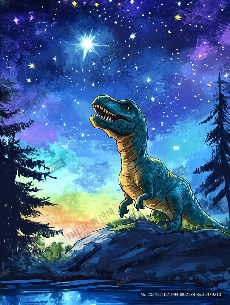 抱星星的恐龙