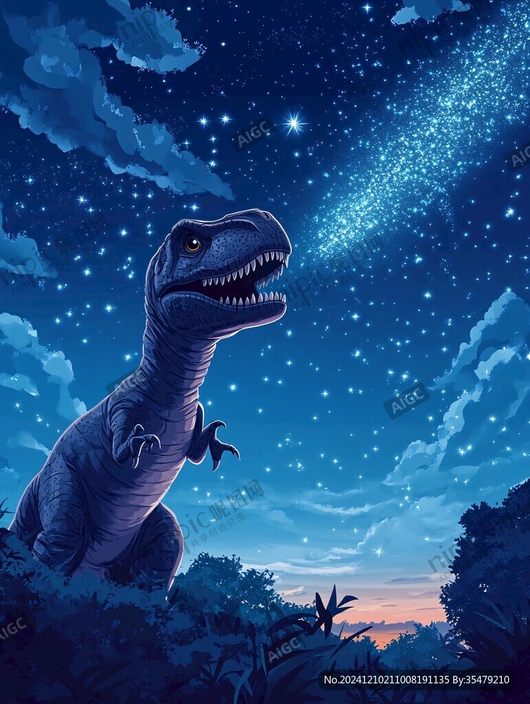 抱星星的恐龙