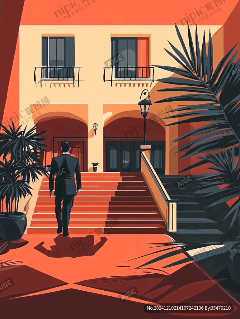 酒店插画