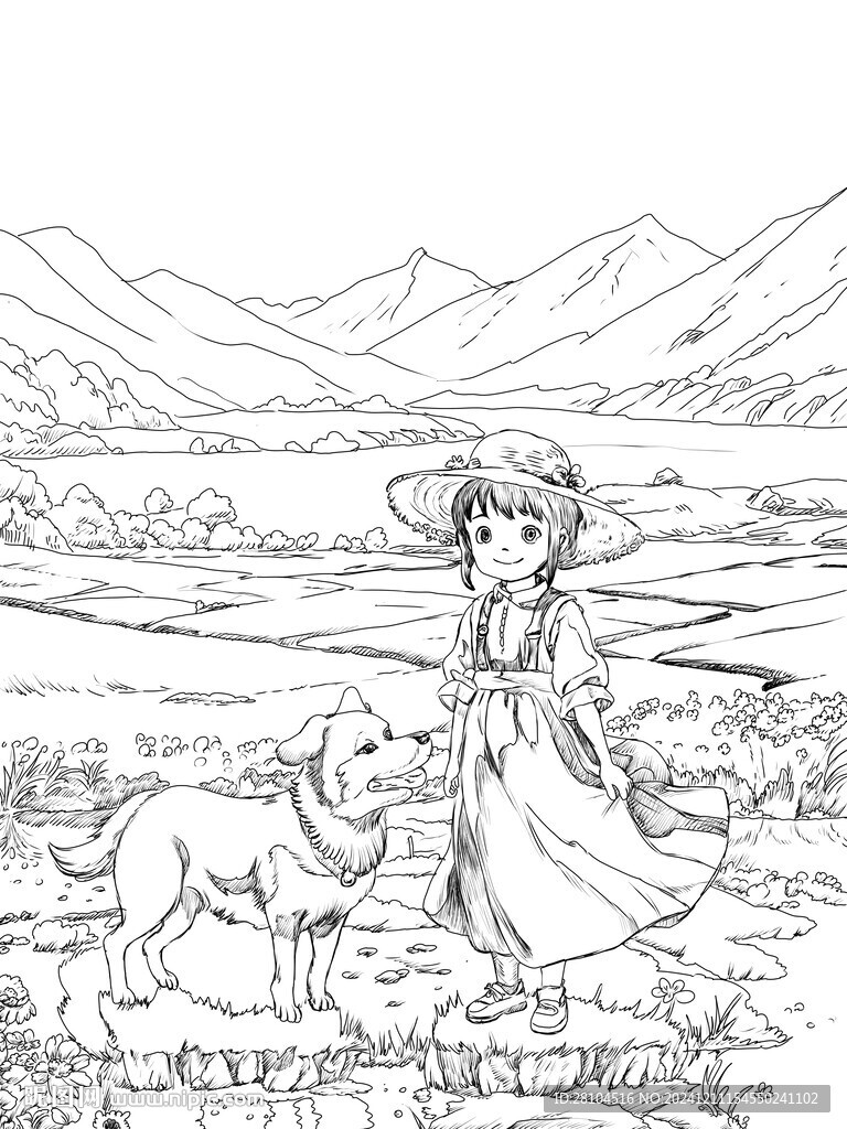 漫画女孩 