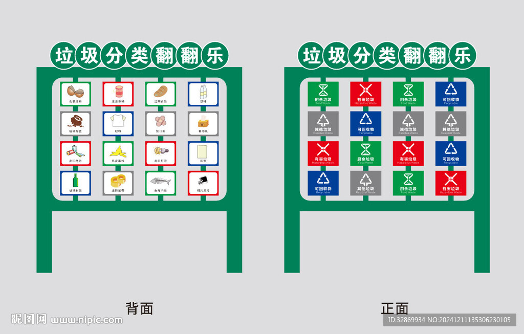 垃圾分类翻翻乐