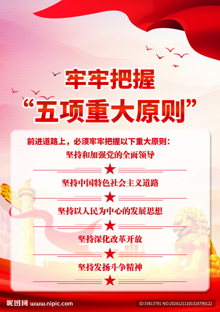 五项重大原则