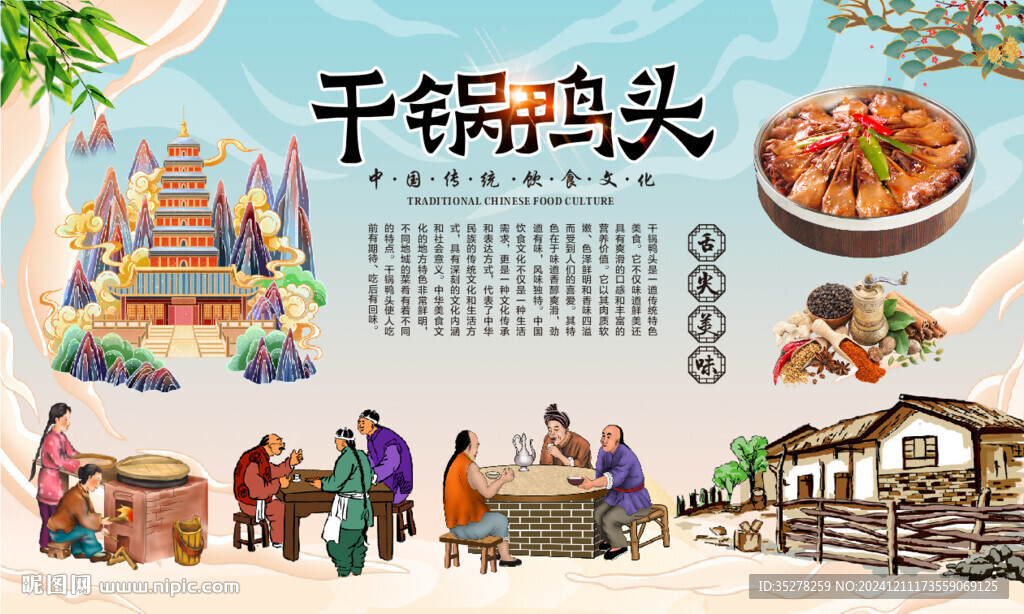 干锅鸭头