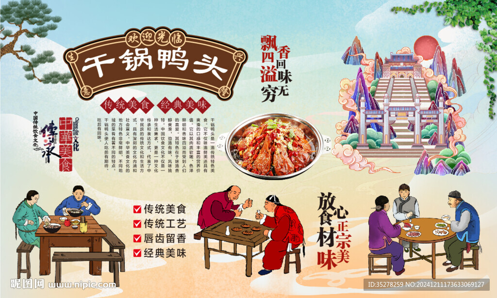 干锅鸭头