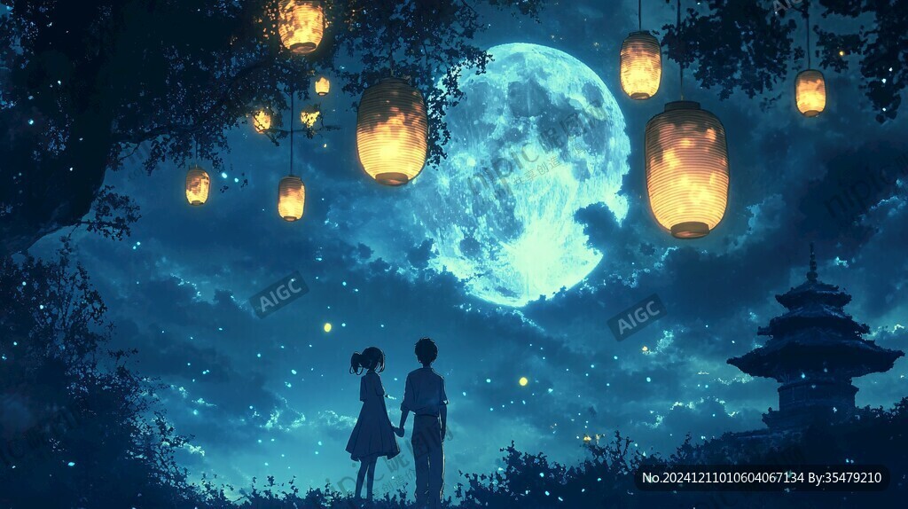 七夕氛围图