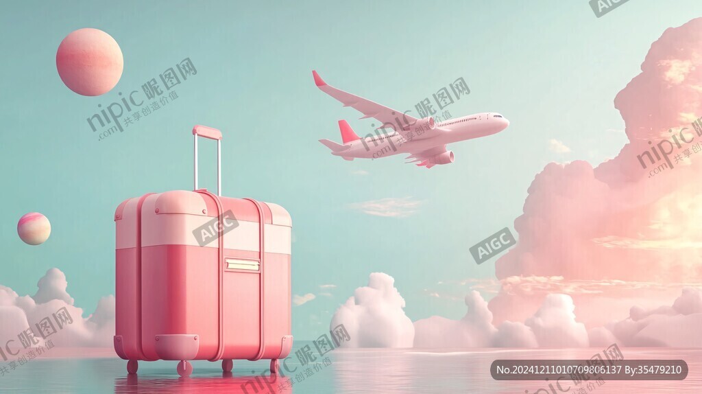 旅行箱海报